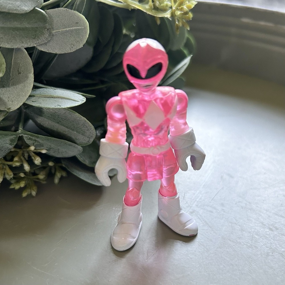 Fisher Price Imaginext 3" Power Rangers TRANSPARENT PINK Action Figure